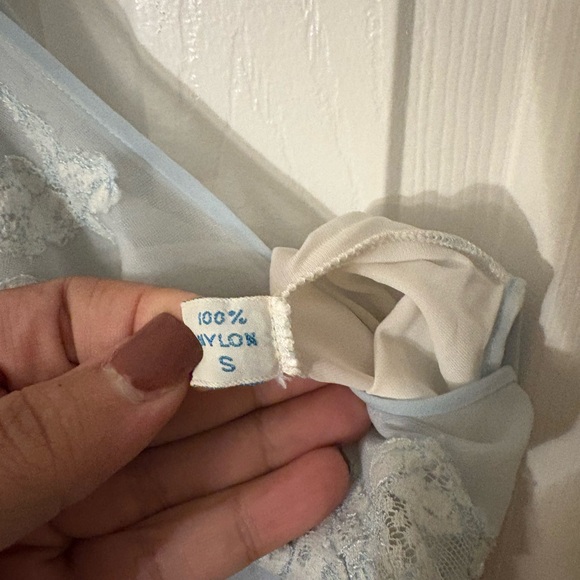 Vintage Babydoll blue and Lace nightgown - Picture 6 of 7